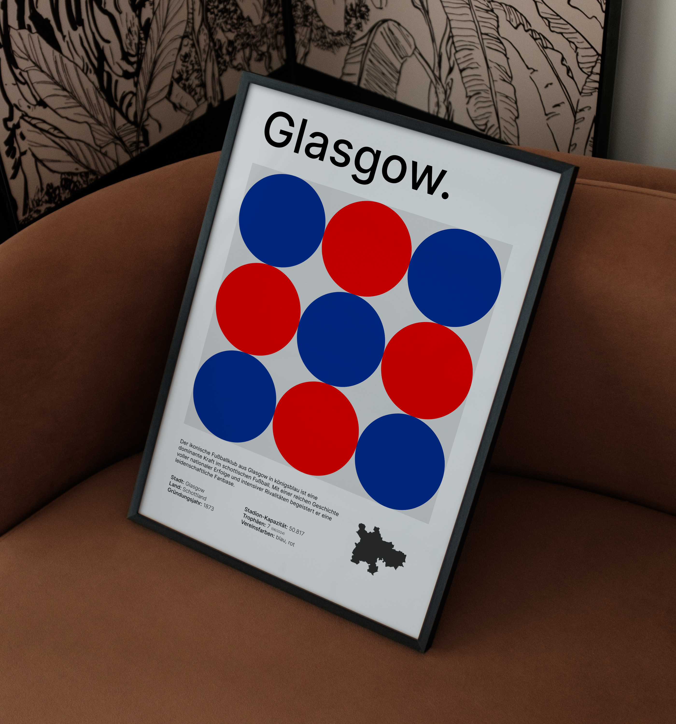 Glasgow blau | Poster